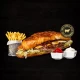 Paris burger kombo+ Coca cola limenka