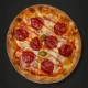 Pikante pizza 50cm
