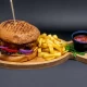 Klasik burger triple