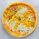 Pizza sa jajima 40cm