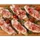 Pršuta i parmezan brusketi 250g
